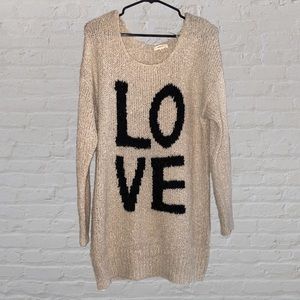 debut LOVE cream sweater/sweater dress